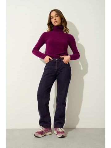 AUTHENTIC CASHMERE Kaschmir-Rollkragenpullover "Bise" in Lila