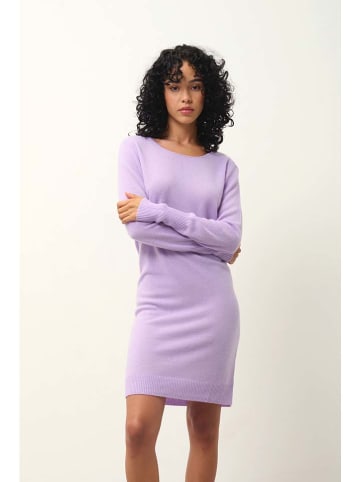 AUTHENTIC CASHMERE Kaszmirowa sukienka "Armet" w kolorze fioletowym