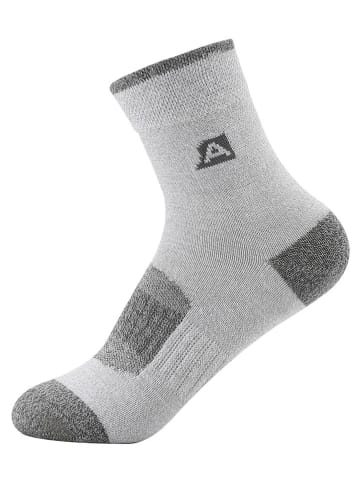 Alpine Pro 3er-Set: Funktionssocken "3RAPID 2" in Weiß/ Grau