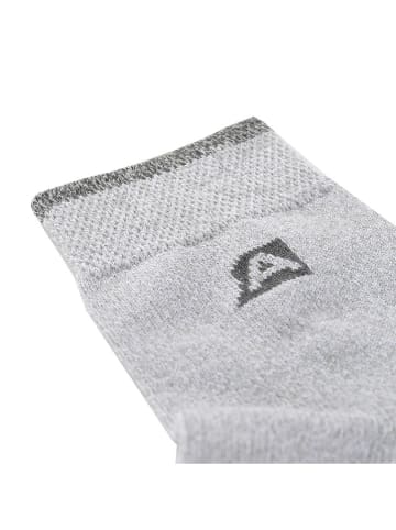 Alpine Pro 3-delige set: functionele sokken "3RAPID 2" wit/grijs