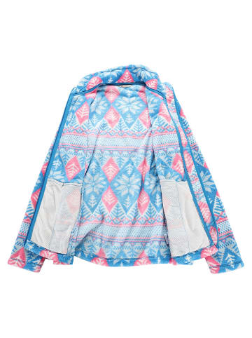 Alpine Pro Fleecejacke "Eflina" in Hellblau/ Pink