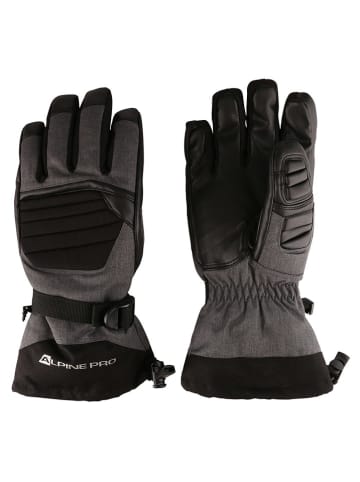 Alpine Pro Funktionsfingerhandschuhe "Derd" in Grau/ Schwarz