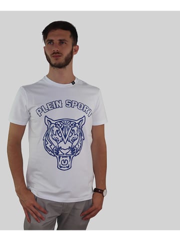 Plein Sport Koszulka w kolorze białym