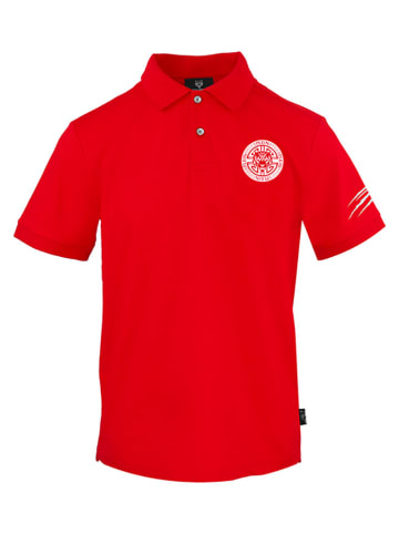 Plein Sport Koszulka polo w kolorze czerwonym
