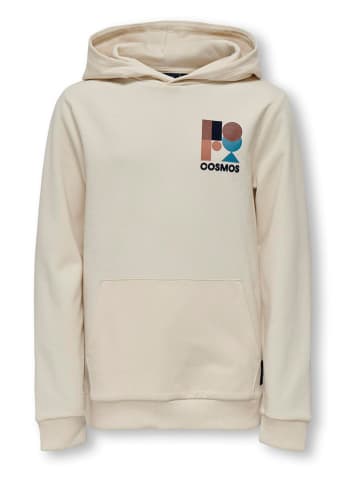 KIDS ONLY Bluza "Morgan" w kolorze beżowym ze wzorem