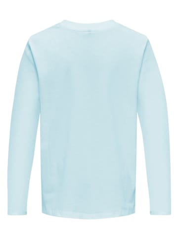 KIDS ONLY Longsleeve "Madison" lichtblauw/lichtbruin