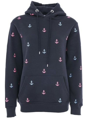Zwillingsherz Bluza "Anchor" w kolorze granatowym