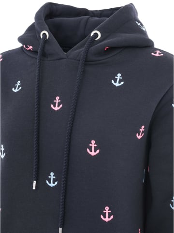 Zwillingsherz Bluza "Anchor" w kolorze granatowym