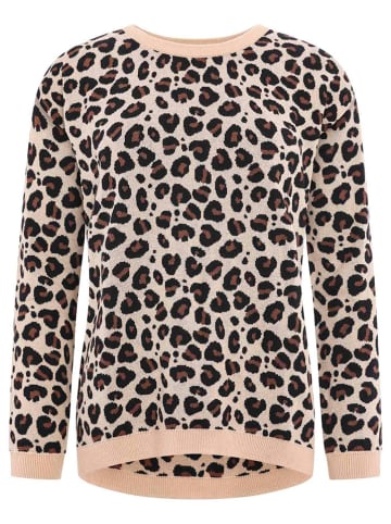 Zwillingsherz Pullover "Gestrickter-Leo" in Beige