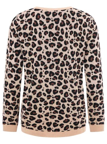 Zwillingsherz Pullover "Gestrickter-Leo" in Beige