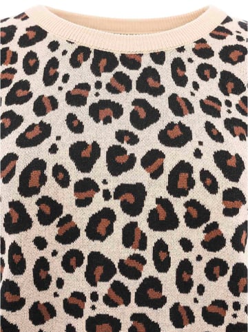 Zwillingsherz Trui "Gestrickter-Leo" beige