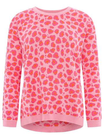Zwillingsherz Pullover "Gestrickter-Leo" in Rosa