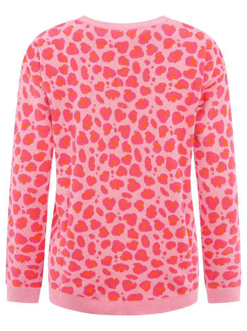 Zwillingsherz Pullover "Gestrickter-Leo" in Rosa