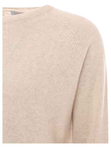 Zwillingsherz Kaschmir-Pullover in Beige
