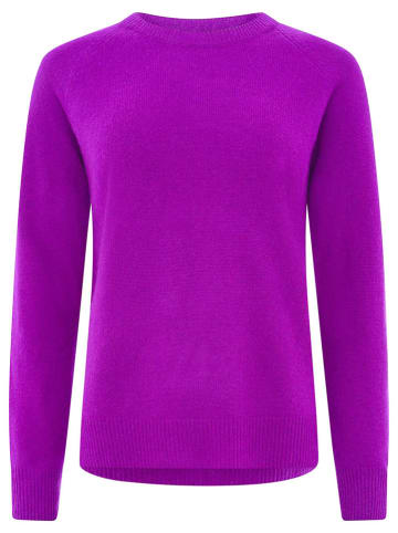 Zwillingsherz Kaschmir-Pullover in Lila