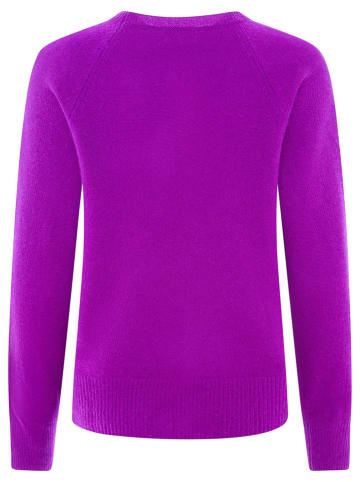 Zwillingsherz Kaschmir-Pullover in Lila
