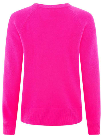 Zwillingsherz Kaschmir-Pullover in Pink