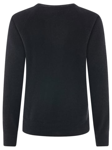 Zwillingsherz Kaszmirowy sweter w kolorze czarnym