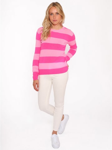 Zwillingsherz Kaschmir-Pullover in Pink/ Rosa