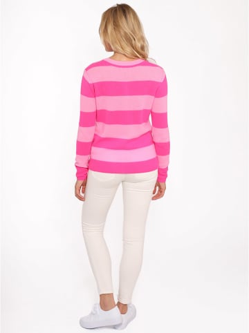 Zwillingsherz Kaschmir-Pullover in Pink/ Rosa