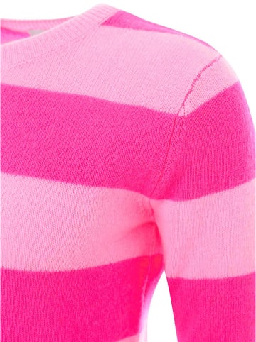 Zwillingsherz Kasjmieren trui roze/lichtroze