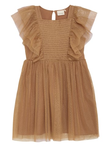 Minymo Kleid in Hellbraun