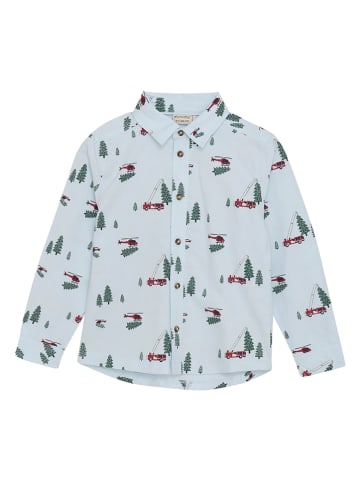 Minymo Blouse lichtblauw