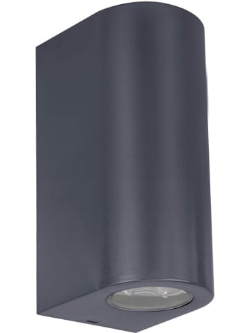 näve Außenwandleuchte "Alecto" in Schwarz - (B)6,8 x (H)15,5 cm