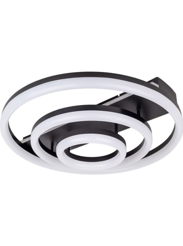 näve LED-Deckenleuchte "Circulo" in Schwarz - EEK G (A bis G)