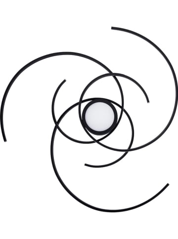 näve LED-Deckenleuchte "Radon" in Schwarz - EEK E (A bis G)