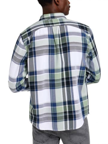Lee Blouse - regular fit - blauw/groen/wit