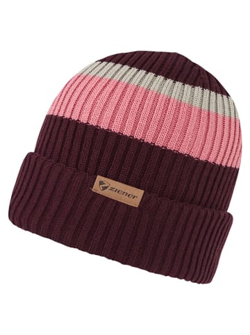 Ziener Muts "Indria" rood/lichtroze