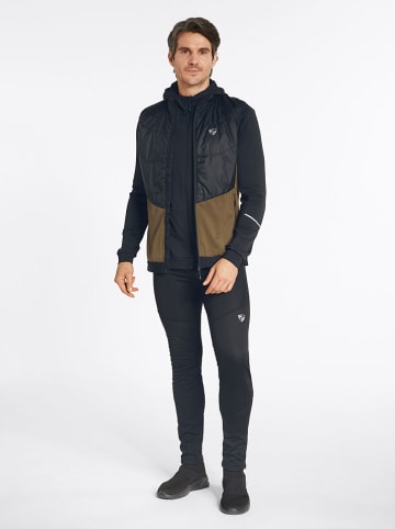 Ziener Functionele bodywarmer "Nauri" lichtbruin/zwart