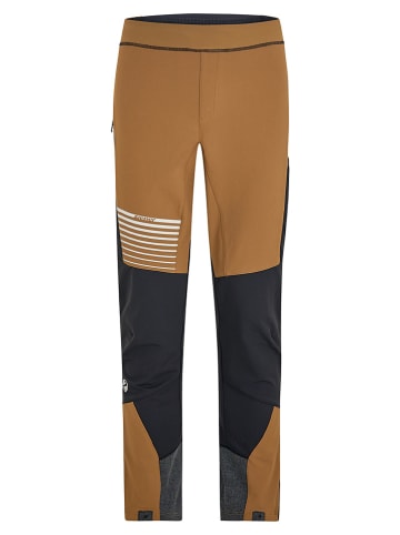 Ziener Functionele broek "Nawo" lichtbruin/zwart