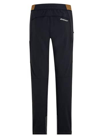 Ziener Functionele broek "Nawo" lichtbruin/zwart