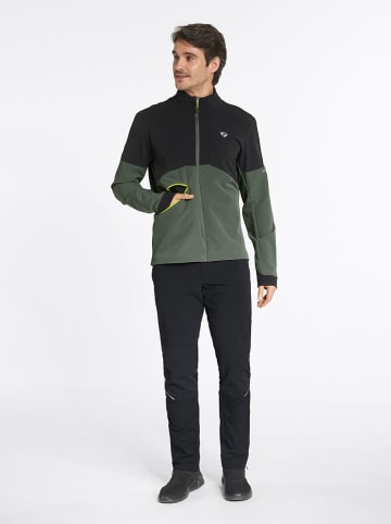 Ziener Funktionsjacke "Napi" in Khaki/ Schwarz