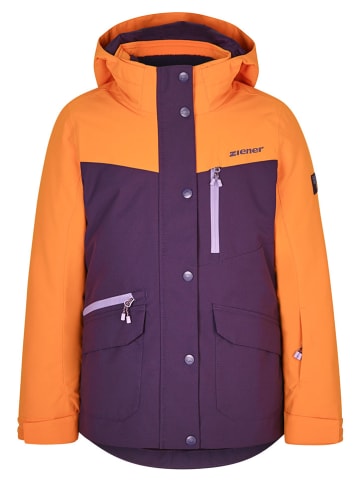 Ziener Ski-/ Snowboardjacke "Anoki" in Lila/ Orange