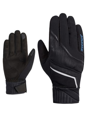 Ziener Langlaufhandschoenen "Ulic" blauw/zwart