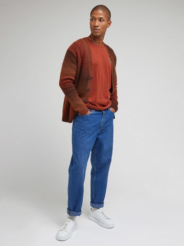 Lee Cardigan in Rot/ Hellbraun