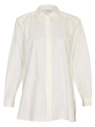 MOSS COPENHAGEN Hemd "Fiori Petronia" in Creme