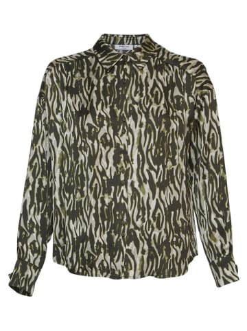 MOSS COPENHAGEN Blouse "Joceline Irida" kaki/crème