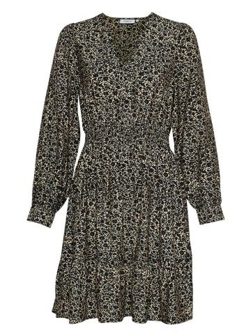 MOSS COPENHAGEN Kleid "Karitta Setara" in Beige/ Schwarz