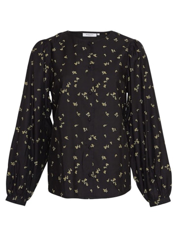 MOSS COPENHAGEN Blouse "Karitta Setara" zwart/kaki