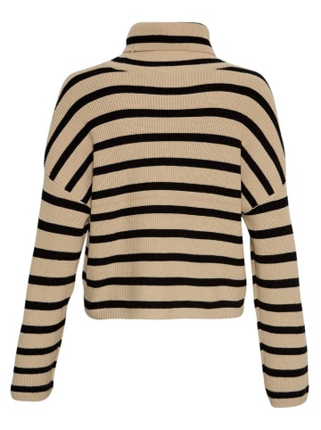 MOSS COPENHAGEN Trui "Marthea Rachelle" beige/zwart