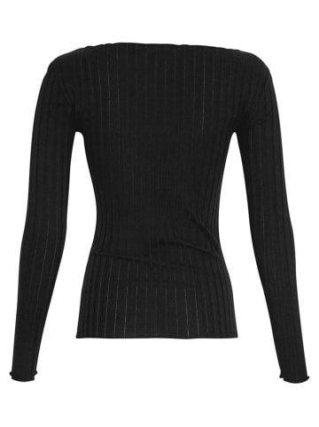 MOSS COPENHAGEN Longsleeve "Vendia" in Schwarz