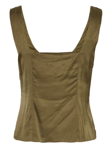 MOSS COPENHAGEN Top "Julietta" w kolorze khaki