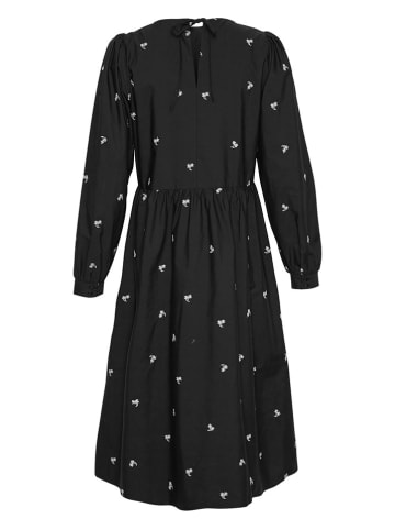 MOSS COPENHAGEN Jurk "Beninette Nona" zwart/wit