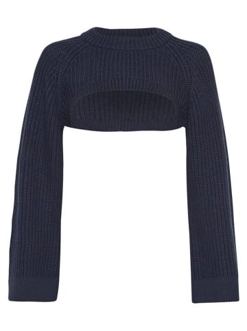 MOSS COPENHAGEN Pullover "Faye Peony" in Dunkelblau