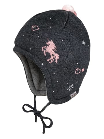 MaxiMo Muts donkerblauw/lichtroze