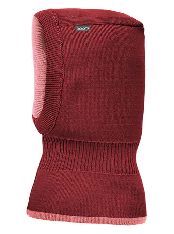 MaxiMo Wende-Woll-Sturmhaube in Rosa/ Rot